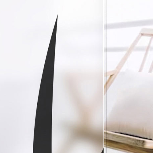 Milchglasfolie Dusche