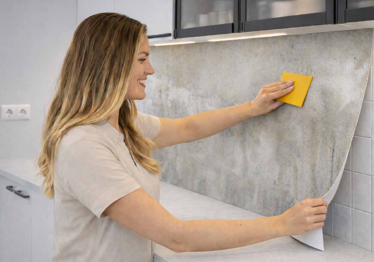 Küchenrückwand Folie