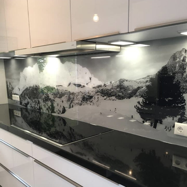 Küchenrückwand Folie