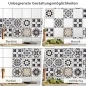Preview: Fliesenaufkleber Patchwork Kacheln Anwendungsmöglichkeiten in Collage Bild 1