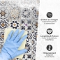 Preview: Fliesenaufkleber Patchwork Kacheln Detailbild 1 mit Produkteigenschaften