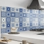Mobile Preview: Küchenrückwand Aluverbund Antique Blue Bild 2