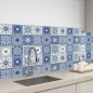 Mobile Preview: Küchenrückwand Aluverbund Antique Blue Bild 3