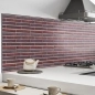Preview: Küchenrückwand Aluverbund Backstein Mauer rot Bild 2