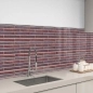 Preview: Küchenrückwand Aluverbund Backstein Mauer rot Bild 3