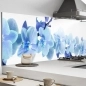 Preview: Küchenrückwand Aluverbund blaue Orchidee Bild 1