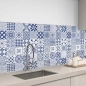 Mobile Preview: Küchenrückwand Aluverbund Blue Talavera Bild 3