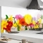 Mobile Preview: Küchenrückwand Aluverbund Blumenstrauss Bild 1