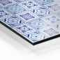 Preview: Küchenrückwand Aluverbund Bohemia Tiles Blue Bild 1