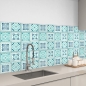 Preview: Küchenrückwand Aluverbund Bohemia Tiles Blue Bild 3