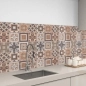 Preview: Küchenrückwand Aluverbund Boho Tiles Brown Bild 3