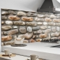 Preview: Küchenrückwand Aluverbund mediterrane Steine Bild 1