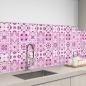 Preview: Küchenrückwand Aluverbund Ceramic Tiles Pink Bild 3