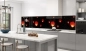 Preview: Küchenrückwand Aluverbund fliegende Laternen Kerzenlicht Bild 3