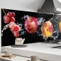 Preview: Küchenrückwand Aluverbund Früchte auf schwarzem Hintergund Bild 1
