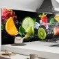 Mobile Preview: Küchenrückwand Aluverbund Früchte mit Einswürfel Bild 1
