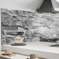 Mobile Preview: Küchenrückwand Aluverbund graue Steinmauer Bild 2
