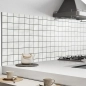 Mobile Preview: Küchenrückwand Aluverbund hellgraue Fliesenoptik Bild 2