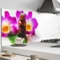 Mobile Preview: Küchenrückwand Aluverbund lila Blüten Bild 1