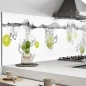 Mobile Preview: Küchenrückwand Aluverbund Limetten Design Bild 1