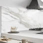 Mobile Preview: Küchenrückwand Aluverbund Marmor Weiß Bild 2
