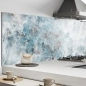 Mobile Preview: Küchenrückwand Aluverbund Marmoroptik blau Bild 2