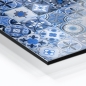 Mobile Preview: Küchenrückwand Aluverbund Maurian Tiles Blue Bild 1