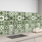 Preview: Küchenrückwand Aluverbund Maurian Tiles Green Bild 3