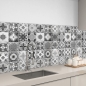 Preview: Küchenrückwand Aluverbund Maurian Tiles Grey Bild 3