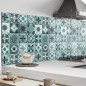Preview: Küchenrückwand Aluverbund Maurian Tiles Mint Bild 2