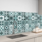 Preview: Küchenrückwand Aluverbund Maurian Tiles Mint Bild 3
