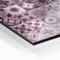 Preview: Küchenrückwand Aluverbund Maurian Tiles Purple Bild 1