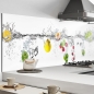 Mobile Preview: Küchenrückwand Aluverbund Obst Wasser spritzig Bild 1