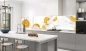Preview: Küchenrückwand Aluverbund Orange Spritzwasser Bild 3