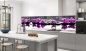 Mobile Preview: Küchenrückwand Aluverbund Orchidee-Bambus-Steine-mit-Kerze Bild 3