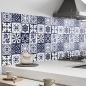 Mobile Preview: Küchenrückwand Aluverbund Orient Blue Bild 2