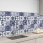 Mobile Preview: Küchenrückwand Aluverbund Orient Blue Bild 3