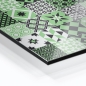 Preview: Küchenrückwand Aluverbund Retro Tiles Green Bild 1