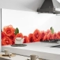 Mobile Preview: Küchenrückwand Aluverbund Rosen rot Bild 1