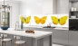 Mobile Preview: Küchenrückwand Aluverbund Schmetterling gelb Bild 3