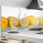 Mobile Preview: Küchenrückwand Aluverbund Zitrone im Wasser Bild 1