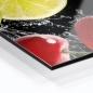 Preview: Küchenrückwand Aluverbund Zitrusfrüchte Erdbeeren Bild 2