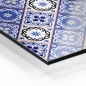Preview: Küchenrückwand Aluverbund blaue portugiesische Azulejo Fliesen Bild 1