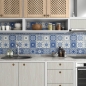 Mobile Preview: küchenrückwand folie Antique Blue bild 3