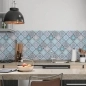 Preview: küchenrückwand folie blauer patchwork bild 2