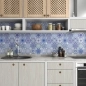 Mobile Preview: küchenrückwand folie Blue Talavera Style bild 3