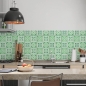 Preview: küchenrückwand folie Bohemia Tiles Green bild 2