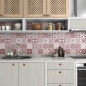 Mobile Preview: küchenrückwand folie dekorative Patchwork bild 3