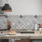 Mobile Preview: küchenrückwand folie graue Zementfliesen bild 2