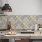 Mobile Preview: küchenrückwand folie keramisches Muster bild 2